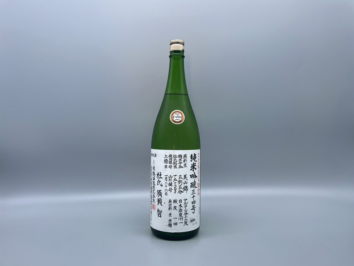 米鶴 純米吟醸三十四号仕込 1800ml 山形