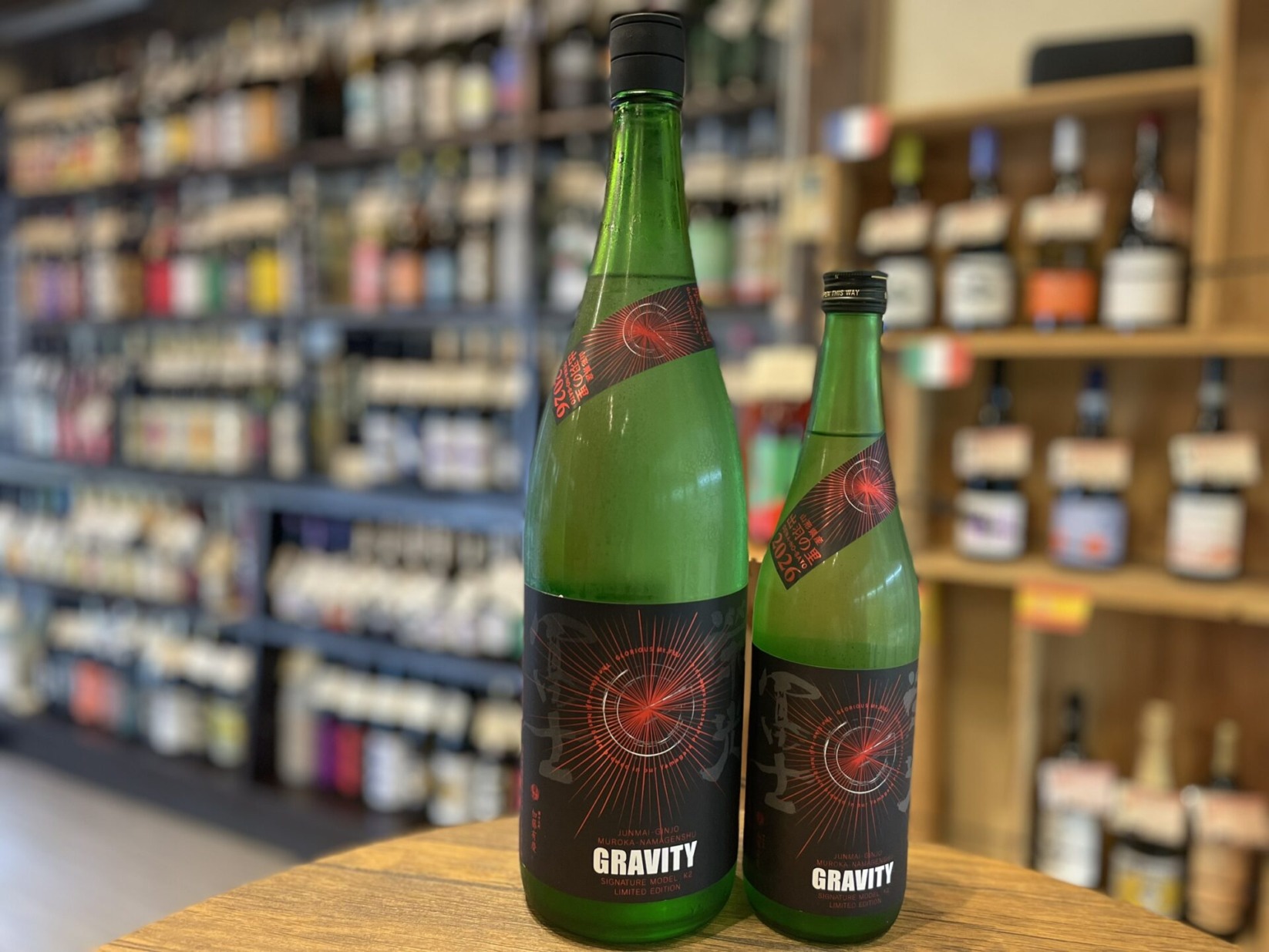 【クール便推奨】日本酒　栄光冨士　GRAVITY　グラビティ　純米吟醸　無濾過生原酒　1800ml,720ml