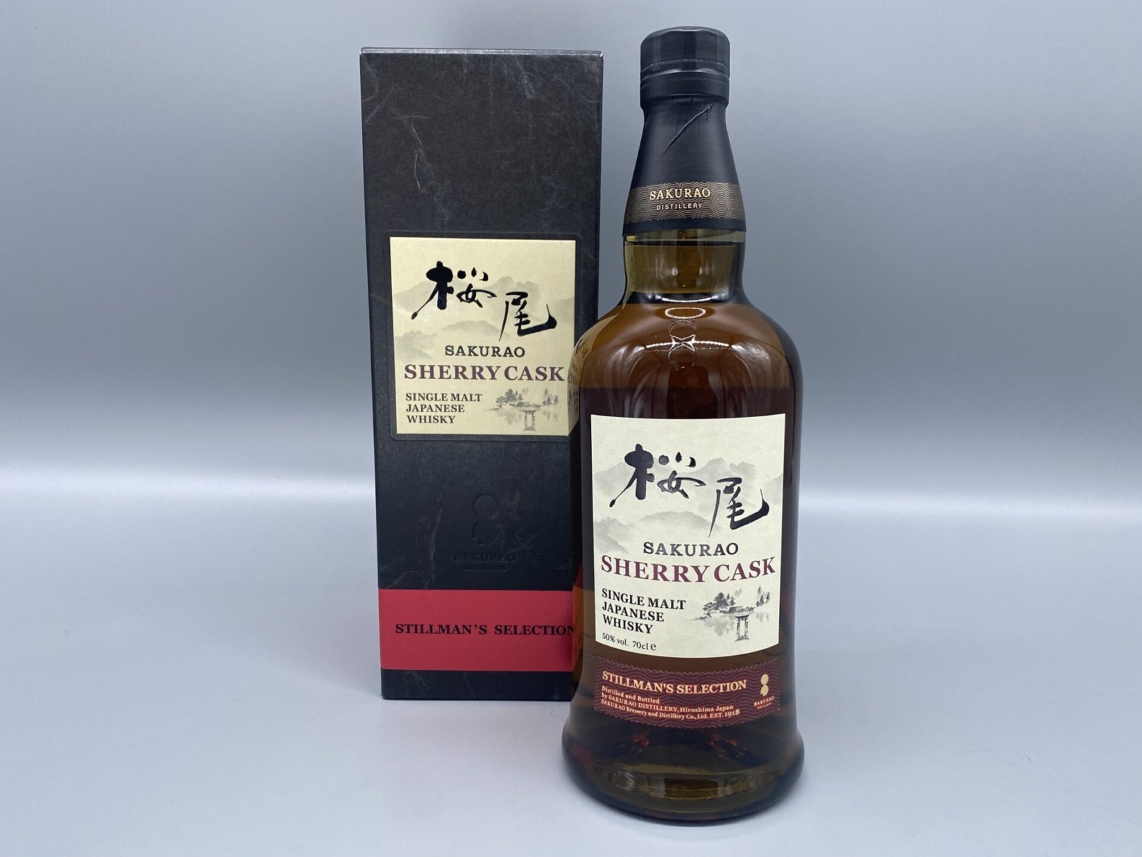 ウイスキー　桜尾　SAKURAO SHERRY CASK　シェリーカスク　シングルモルトジャパニーズウイスキー　700ml　50度