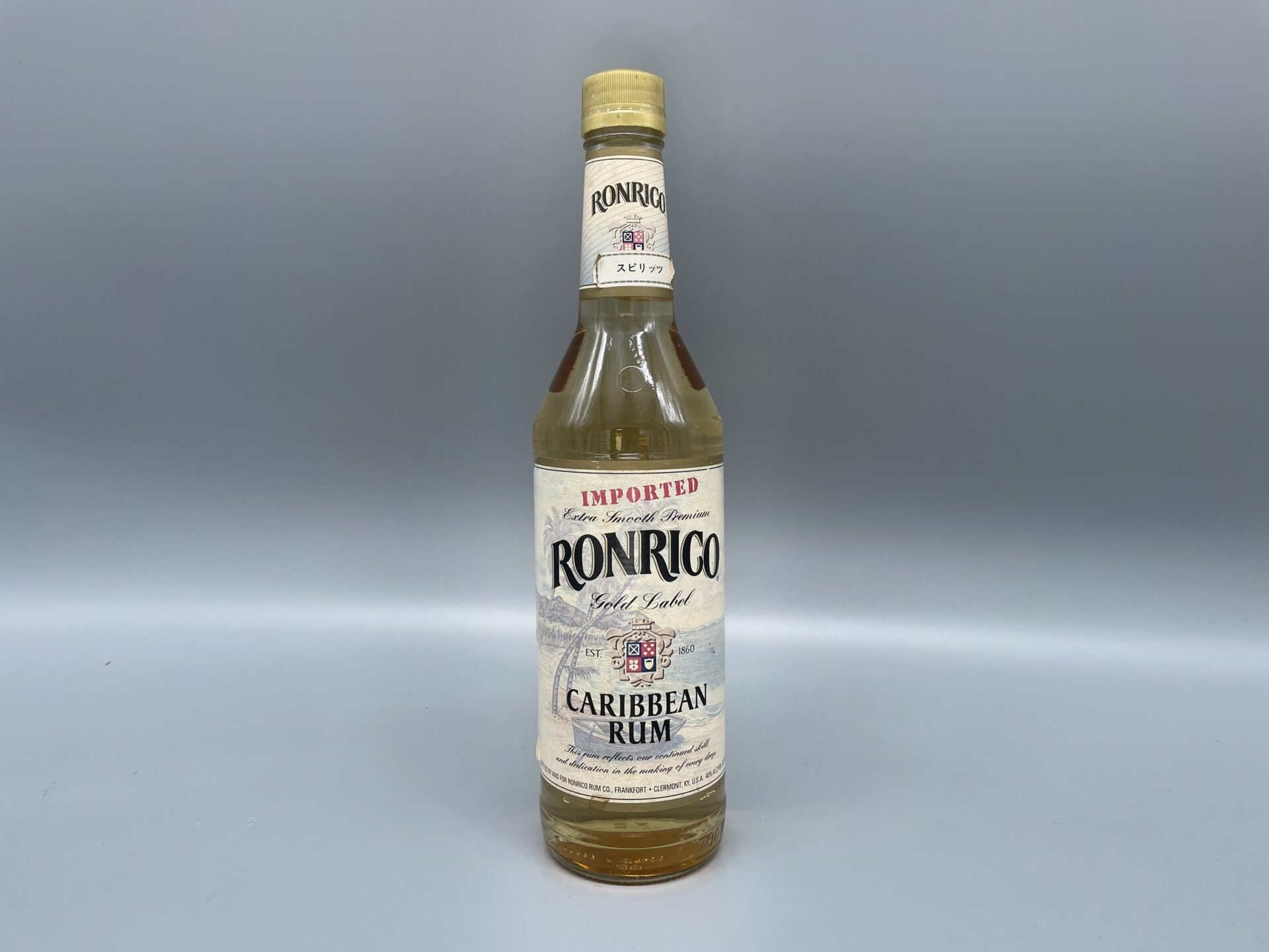 RONRICO rum old bottle ロンリコ　ラム オールドボトル ラム【旧ボトル】ロンリコ ゴールド RONRICO CARIBBEAN RUM 700ml 40度