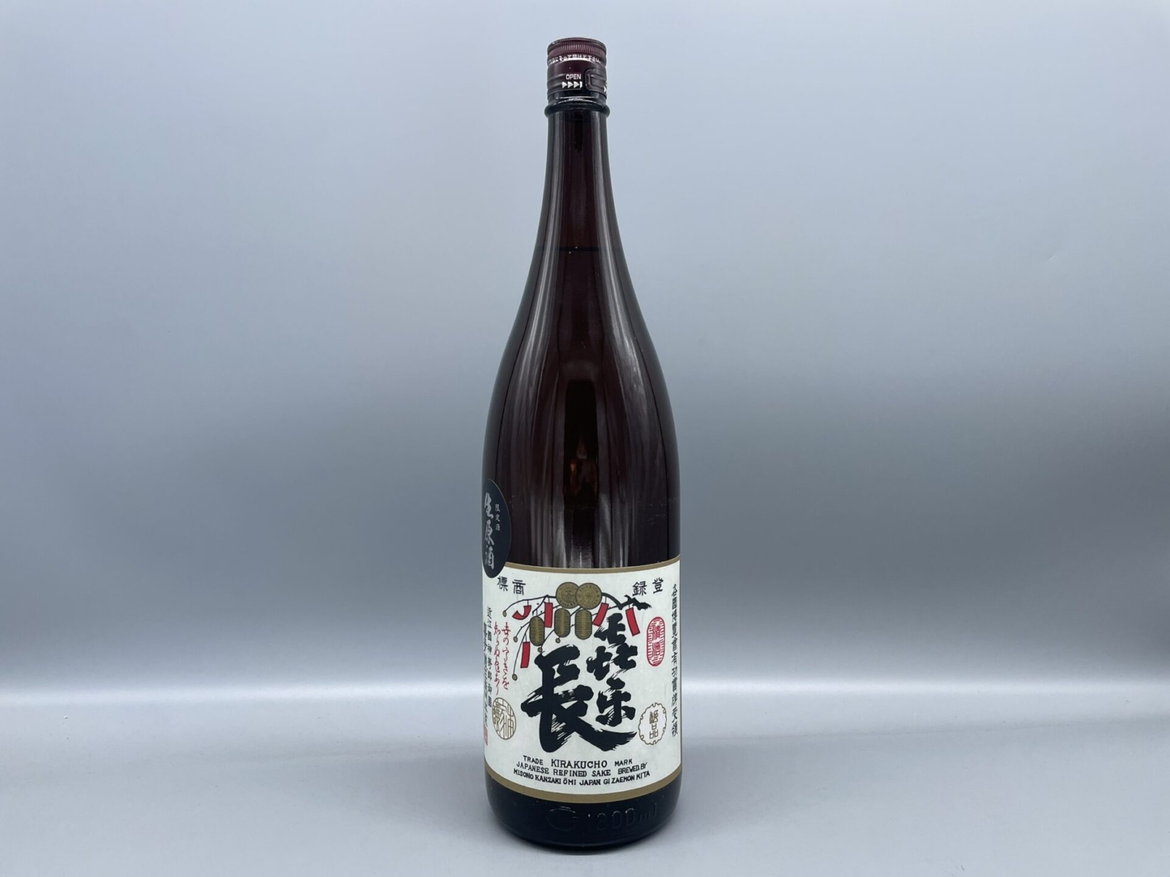 日本酒　喜楽長 上撰 生原酒　喜多酒造　1800ml
