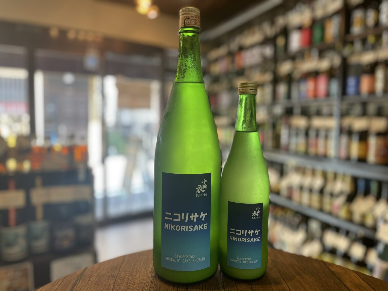 【クール便推奨】日本酒　小夜衣　ニコリサケ　純米酒　森本酒造　1800ml,720ml